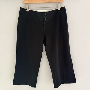Maurices Classic Black Cropped Dress Pants Size 7/8